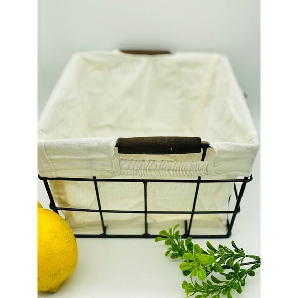 Rae Dunn MARKET FRESH Kitchen Wire Storage Basket - Picture 3 of 5